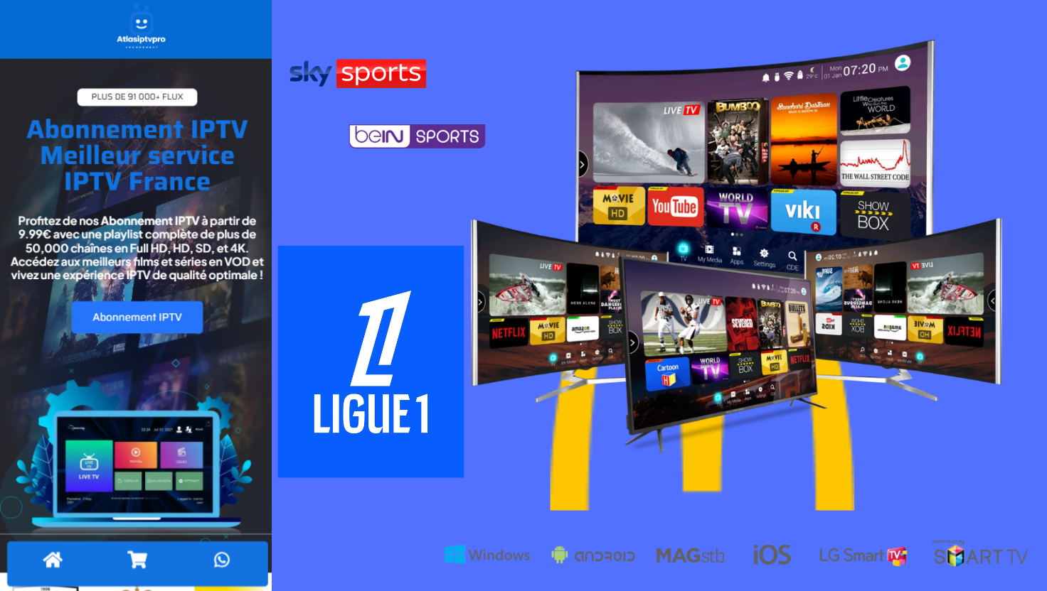 Abonnement IPTV